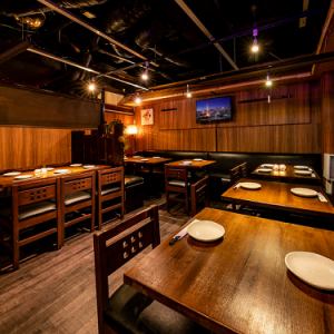 [Private room] A private room for 30 people♪There are table type, sofa type, tatami room type.(We have private rooms for 2 to 90 people.Please feel free to contact us regarding the number of people, budget, and time.)