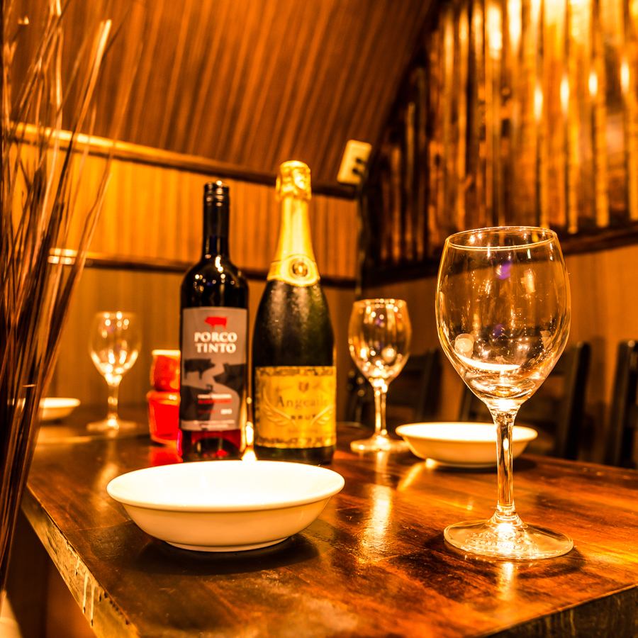 Perfect for a date in Shinjuku! We have a private room for two!