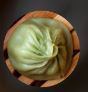 3 servings of xiao long bao filled with vegetables