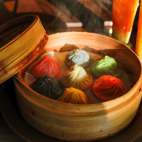 You can also order single items! Bright and exquisite seven-colored xiaolongbao★