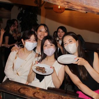 Private party! Available for up to 100 people! Banquet course ◆ 2 hours all-you-can-drink included ♪ 10 dishes for 4,500 yen (tax included)