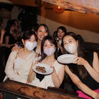 <March only> [Must see for event planners] For the after-party or second date! ◆ All 4 dishes with 2 hours of all-you-can-drink for 3,000 yen (tax included)