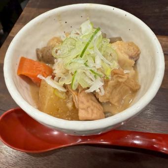 もつ煮ぶっかけ飯