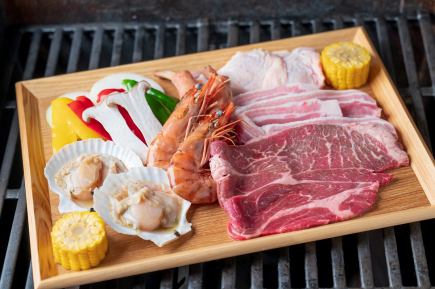 【屋上】ベーシック★手ぶらBBQ！2時間飲み放題付／開放感もコスパも最強！ 5,800円（税込）