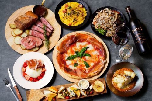 A premium plan with a huge selection of popular dishes! [2 hours of all-you-can-drink including Tokyo craft draft beer] <8 dishes in total> 5,000 yen