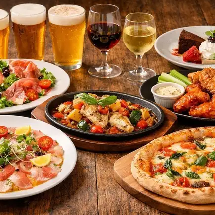 日・月~木限定。クラフトビール含む2H飲み放題付きの特別プラン　4500円(税込)　