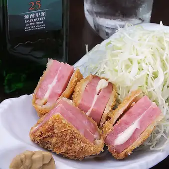 チーズ入ハムカツ