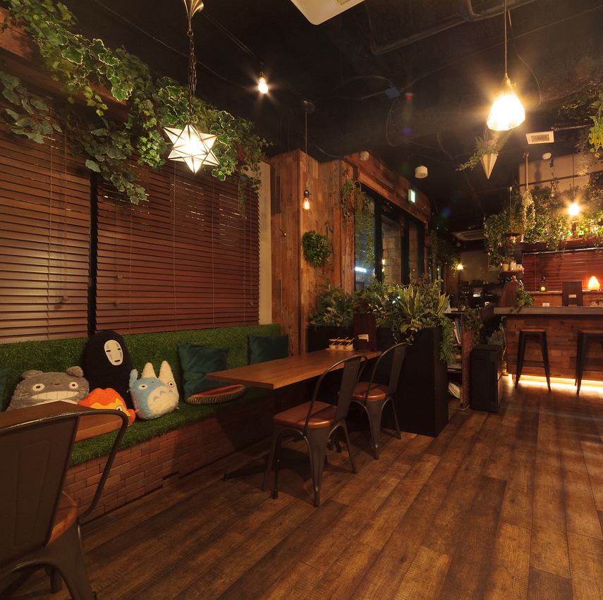 Stylish interior ♪ Shibuya's completely gluten-free cafe!