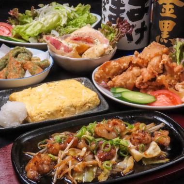 【飲み放題付き】お手軽コース！全6品デザート付5000円⇒4500円！