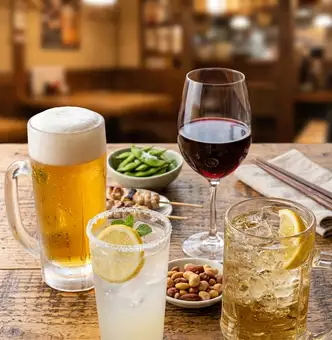 ◇◆All-you-can-drink (à la carte)◆◇ 120-minute all-you-can-drink for 2800 yen! *Limited to Sunday-Thursday, coupon available for 2500 yen!