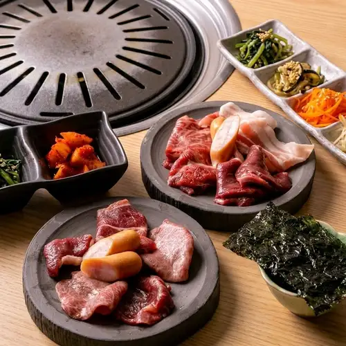 Selected Omi beef and a variety of meat dishes