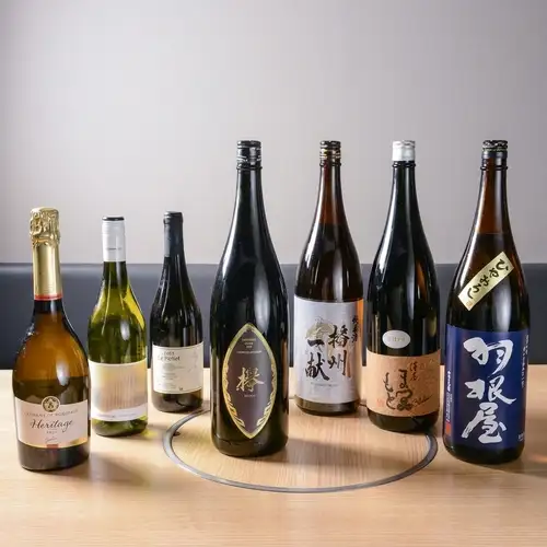 Carefully selected Japanese sake & wine! Special drinks