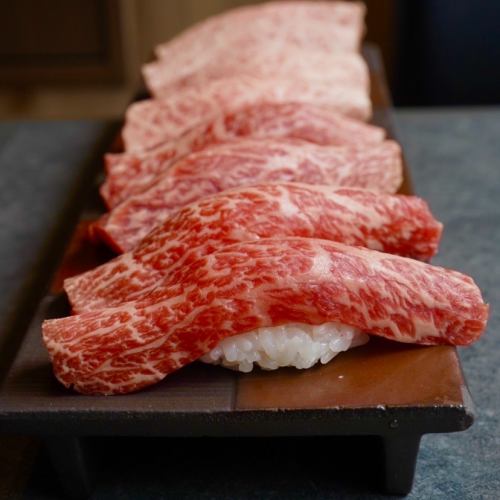希少部位の炙り鮨4貫セット