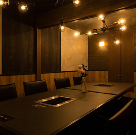 全席完全個室♪プライベート空間でゆっくりお過ごしください。