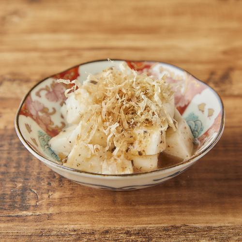 長芋の出汁醤油和え（梅たれ）