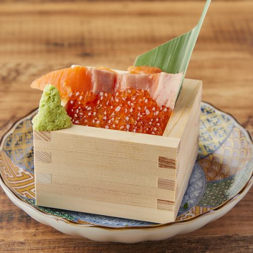 サーモン親子盛り