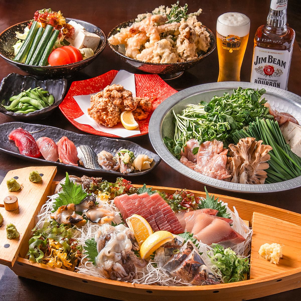 【たっぷり3時間飲み放題付】5,800円(税込)コースがございます！