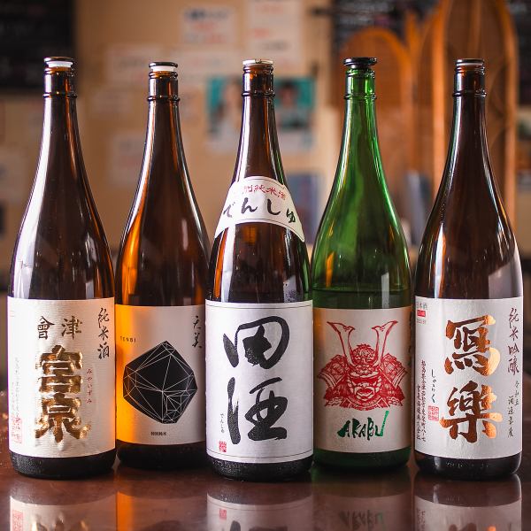 【旨い料理に、旨い酒】地酒も常時30種類以上ご用意してお待ちしております◎