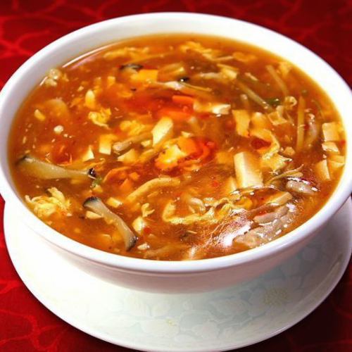 スラータン/野菜玉子スープ