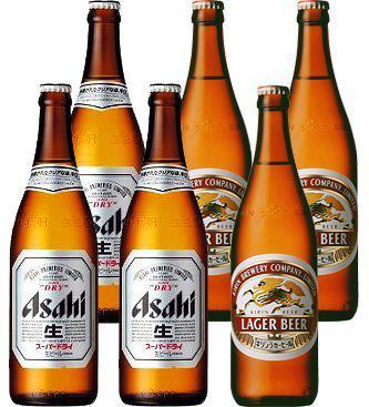 Bottled beer (Premium Malls, Asahi, Kirin, Qingdao)
