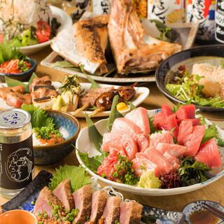 『マグロと鶏尽くしコース』存分に味わい尽くすならこちら！【3時間飲み放題付/10品/5000円】