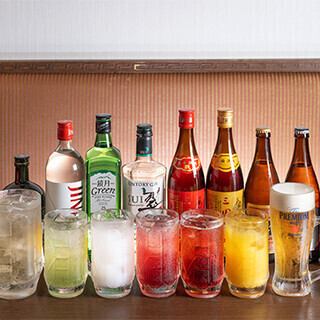 2小時無限暢飲套餐◆想享用單點菜餚的人◎1,980日圓（含稅）