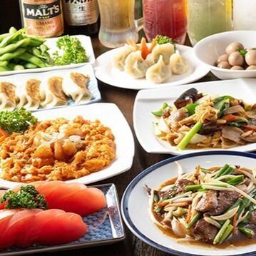 我們提供包含自助餐和飲料的3小時悠閒套餐以及豪華套餐。