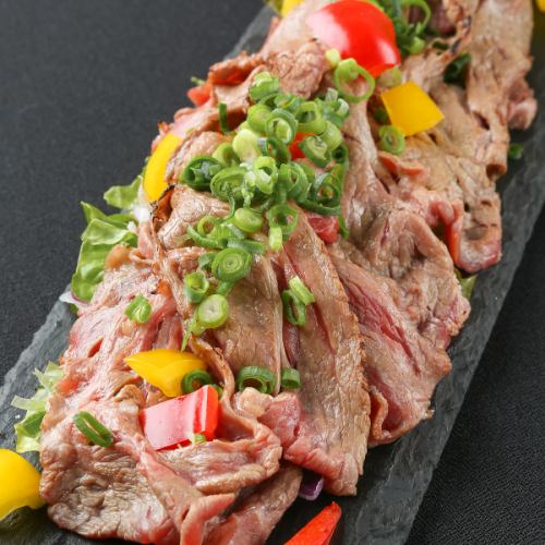 Grilled beef shabu salad