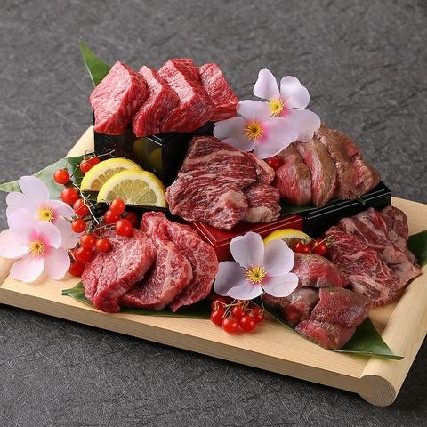 精心挑选的肉类x石头烤制★尽情享受精选的精致肉类菜肴！
