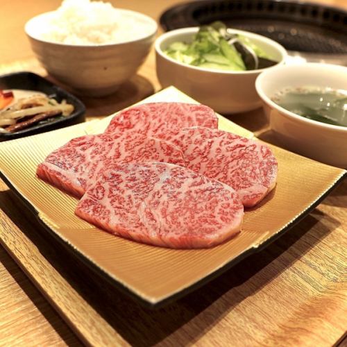 仙台牛上カルビ御膳（コーヒー付き）