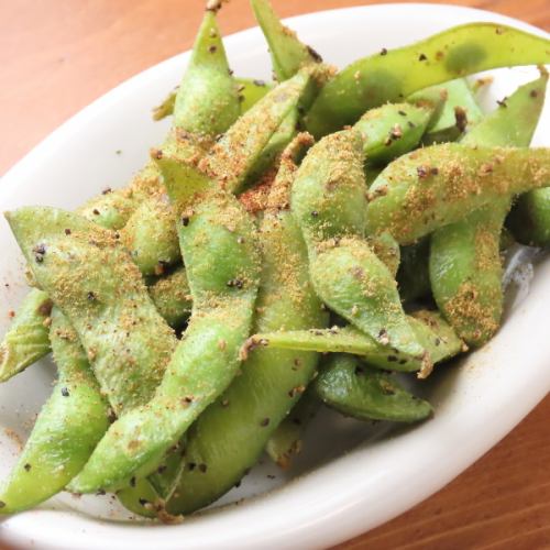 タバーン枝豆(クミンなどのスパイスを使った枝豆)