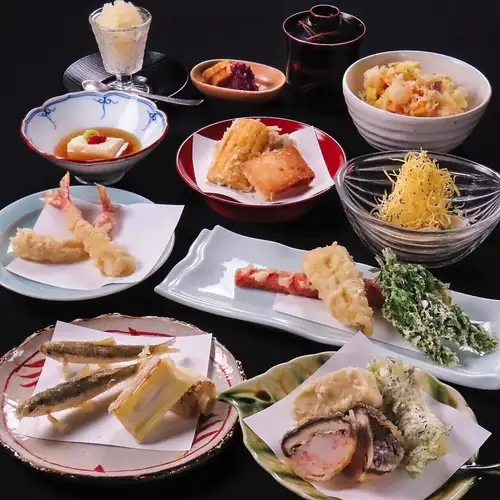 お昼の天ぷらコース「葵」