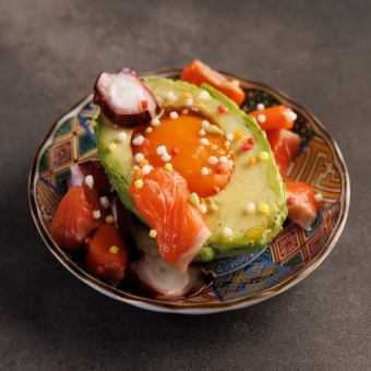 アボカド海鮮ユッケ