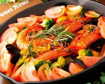 "유기농 해독"충분히 케일의 부야베스 토마토 전골 코스 <90 분 맘껏 마시기> 4000 엔