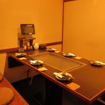 A half-private room surrounded by a wall ♪ It can be reserved as a half-private room for 9 people or more ◎