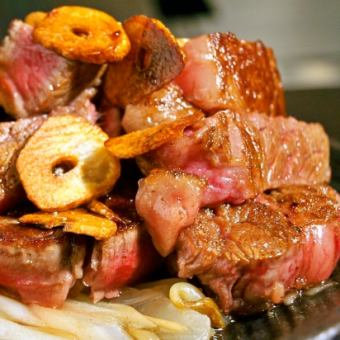 Most popular! 2.5⇒3 hours! Course with sashimi platter, domestic beef lean steak, etc. [all-you-can-drink], 10 dishes total, 5,000 yen
