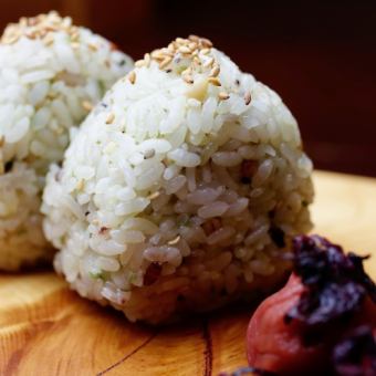 [Course example] Rice balls and pickles