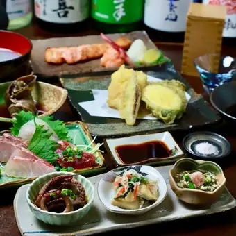 【松】我們將準備當季食材來搭配當季清酒。