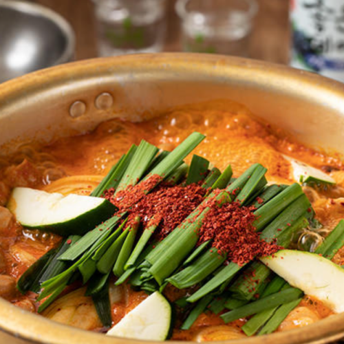 Gopchang jeongol (Korean offal hot pot) for 1 person