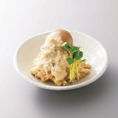 ハッケンポテトサラダ～煮玉子のせ～
