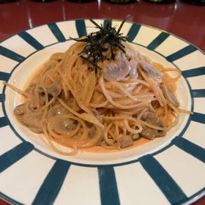 (4) Mentaiko and mushrooms