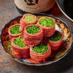 たっぷりネギのネギ巻きタンしゃぶ