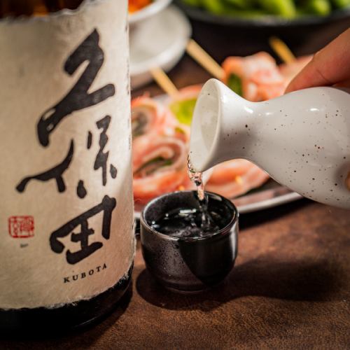 ◆备有新潟、福冈的当地酒◆