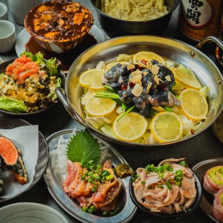 ◆早割2h飲み放題◆18時まで入店『人気もの大集合コース』当店人気料理全12品6500円⇒5500円