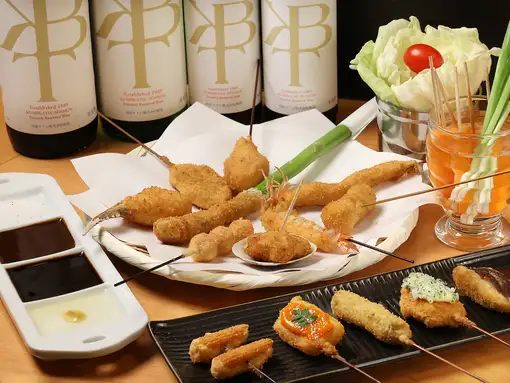 [25 Creative Skewers] Full Course: Includes classic live prawns, pork tenderloin, snow crab claws, and more.
