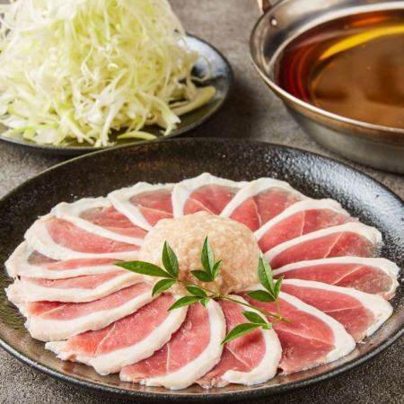 Assortment of 3 types of fresh fish and the main course is shabu-shabu soup with carefully selected duck meat [Carefully selected course] 9 dishes 4500 yen 2.5 hours all-you-can-drink included