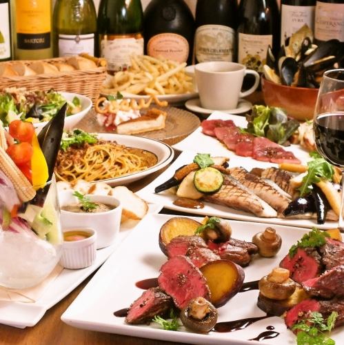 コースは全3種類！90分飲み放題付（2時間制）6000円◎※貸切コースもご用意！！詳しくはコース料理まで！！