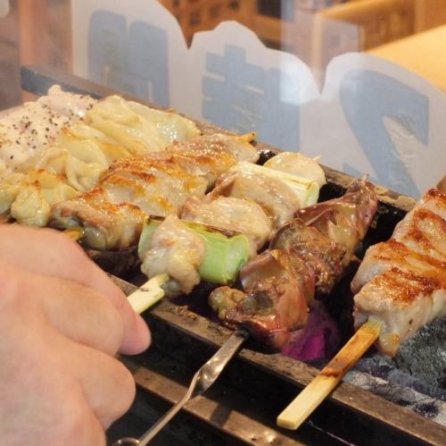 More than 30 types of yakitori