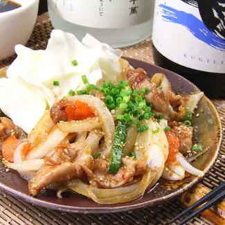 鶏ハラミのスタミナ焼き