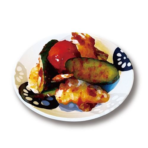 色々野菜の生キムチ